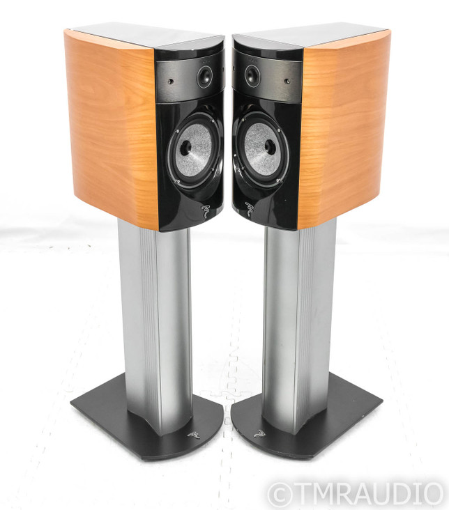 Focal Electra 1007 S Bookshelf Speakers w/ Stands; Classic Finish Pair