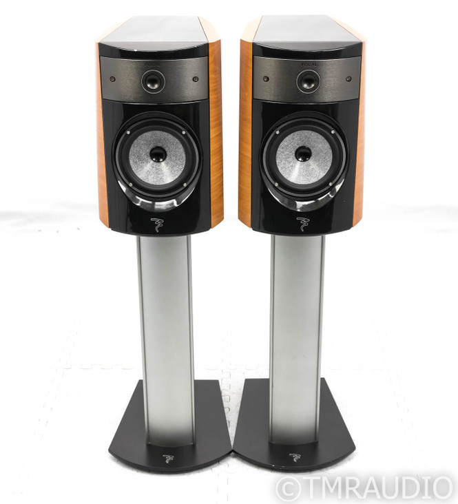 Focal Electra 1007 S Bookshelf Speakers w/ Stands; Classic Finish Pair