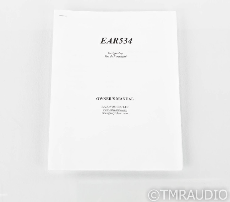 EAR 534 Stereo Tube Power Amplifier (SOLD)