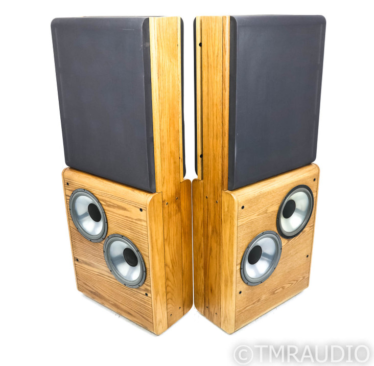 Infinity RS-4.5 Vintage Floorstanding Speakers; Oak Pair; RS4-5; Restored - Rare