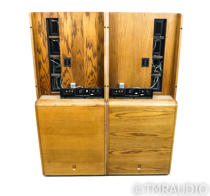 Infinity RS-4.5 Vintage Floorstanding Speakers; Oak Pair; RS4-5; Restored - Rare
