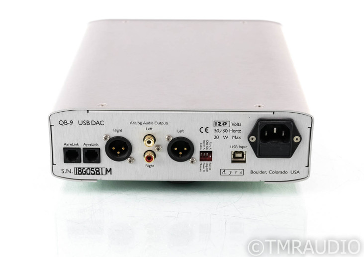 Ayre QB-9 DSD USB DAC; D/A Converter; QB9; Silver