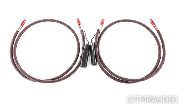 AudioQuest Fire RCA Cables; 1.5m Pair Interconnects; 72v DBS (Demo)