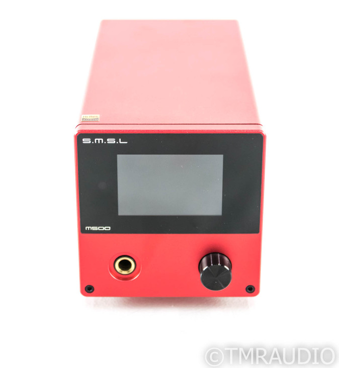 SMSL M500 Headphone Amplifier / DAC; Red; M-500; Remote