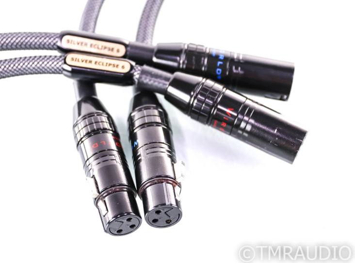 WireWorld Silver Eclipse 6 XLR Cables; 1.5m Pair Balanced Interconnects