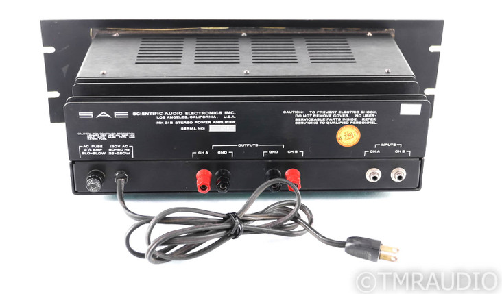 SAE Mark XXXIB Stereo Power Amplifier; Mk 31B