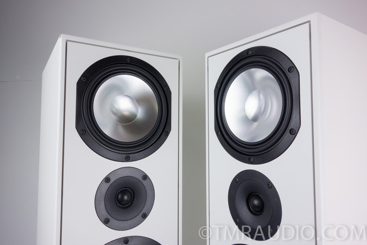 Canton GLE 490.2 Speakers; Pair White