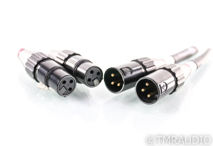 WyWires Platinum Series XLR Cable; 4ft Pair Balanced Interconnects