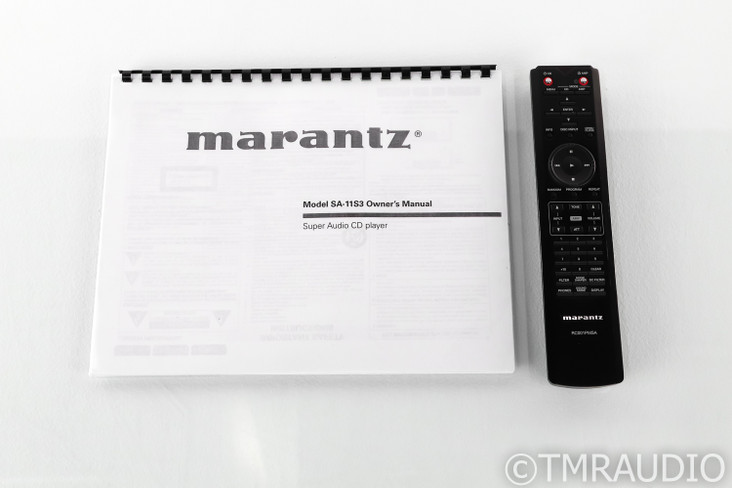 Marantz SA-11S3 CD / SACD Player; SA11S3; Remote (No USB Input)