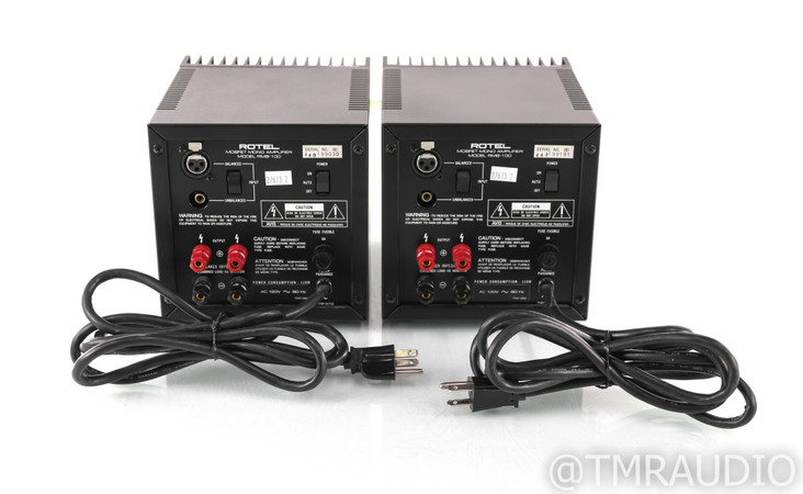 Rotel RMB-100 Mosfet Mono Power Amplifier; Pair; RMB100
