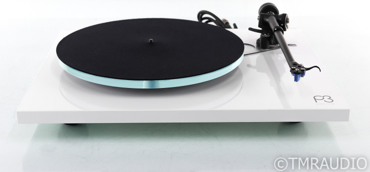 Rega Planar 3 Turntable; PL3; White; Elys 2 Cartridge