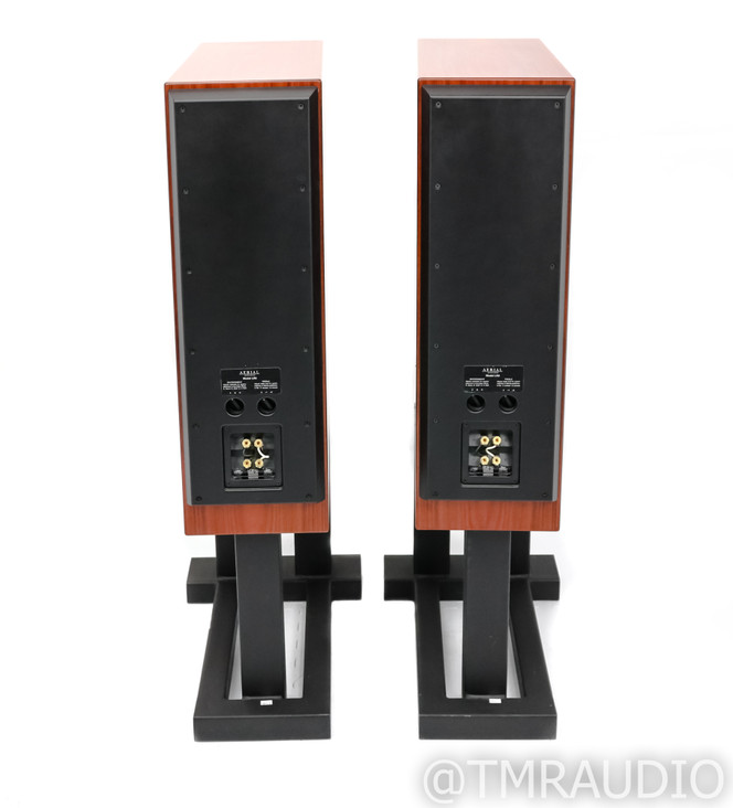 Aerial Acoustics LR5 Bookshelf Speakers; Rosewood Pair w/ Stands; LR-5