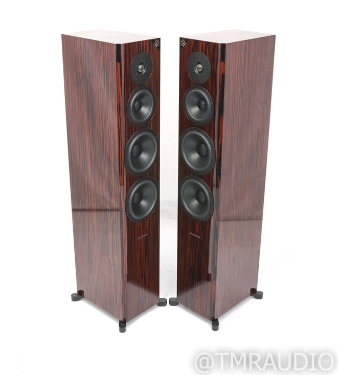 Dynaudio Focus 60 XD Powered Floorstanding Speakers; Rosewood Pair; Wireless (SOLD)