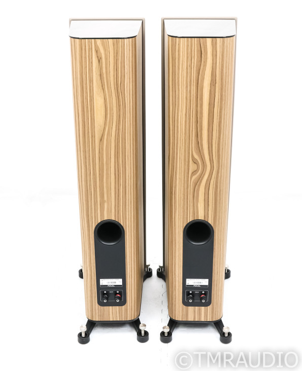  Focal Kanta No. 2 Floorstanding Speakers; Walnut & Taupe Pair