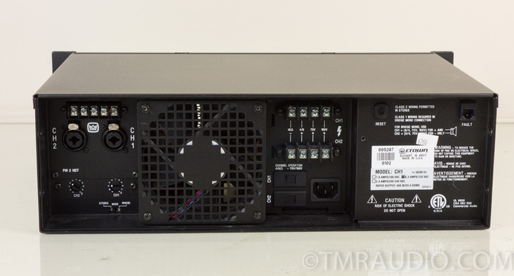 Crown CH1 Professional Stereo Power Amplifier 2 Channels