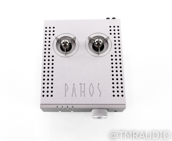Pathos Aurium Tube Headphone Amplifier; Silver