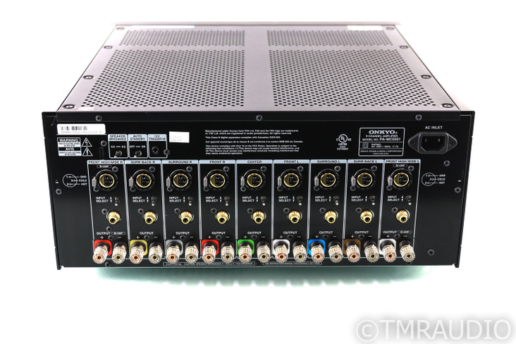 Onkyo PA-MC5501 9 Channel Power Amplifier; PAMC5501; Black