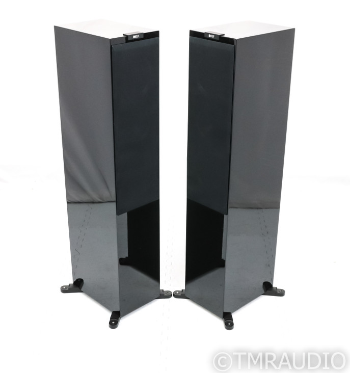 KEF R700 Floorstanding Speakers; Gloss Black Pair; R-700