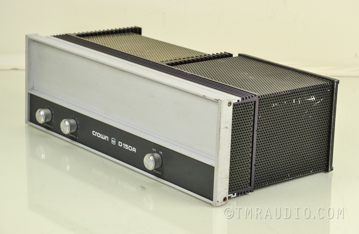 Crown D150a Stereo Power Amplifier; Nice Vintage Amp