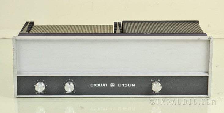 Crown D150a Stereo Power Amplifier; Nice Vintage Amp