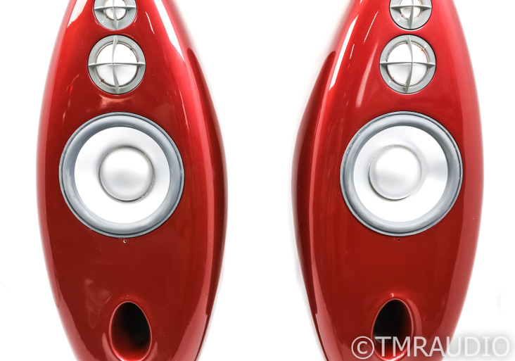 Vivid Audio Oval B1 Floorstanding Speakers; Barolo Red Pair (No Grills)