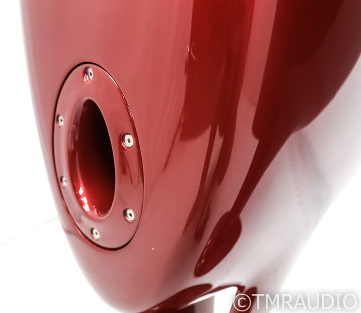 Vivid Audio Oval B1 Floorstanding Speakers; Barolo Red Pair (No Grills)