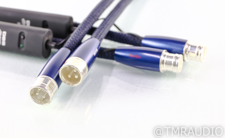 Audioquest Water XLR Cables; 1.5m Pair Balanced Interconnects; 72v DBS (SOLD2)