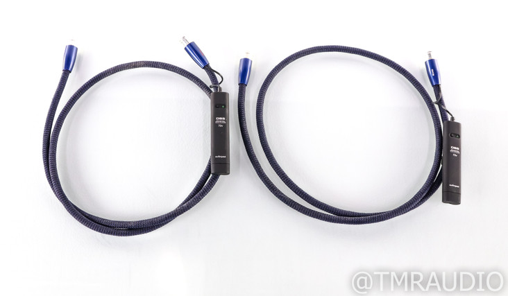 Audioquest Water XLR Cables; 1.5m Pair Balanced Interconnects; 72v DBS (SOLD2)