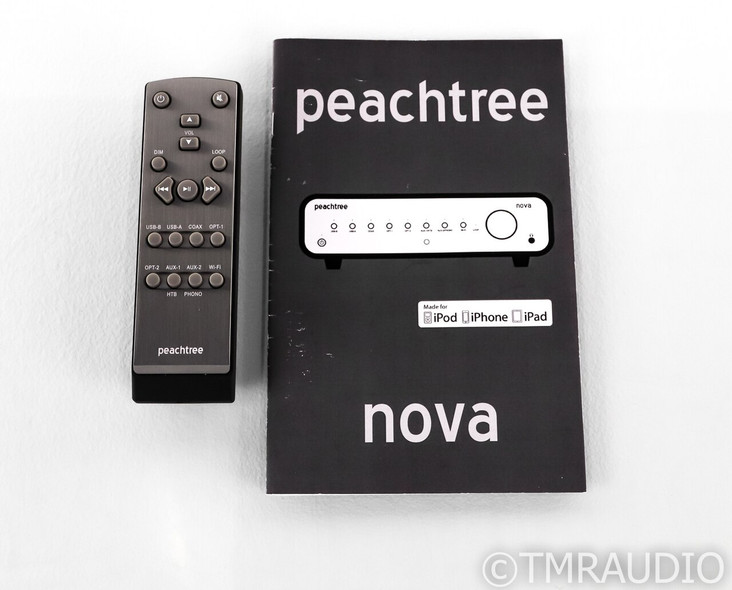 Peachtree Nova 300 Stereo Integrated Amplifier; Gloss Ebony; MM Phono; Remote