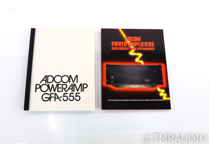 Adcom GFA-555 Stereo Power Amplifier; GFA555 (SOLD4)