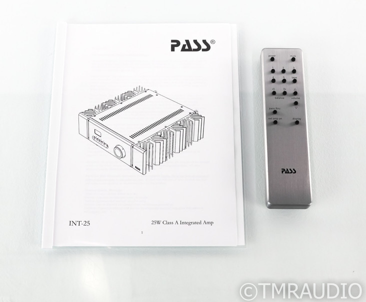 Pass Labs INT-25 Stereo Integrated Amplifier; INT25; Remote (SOLD2)