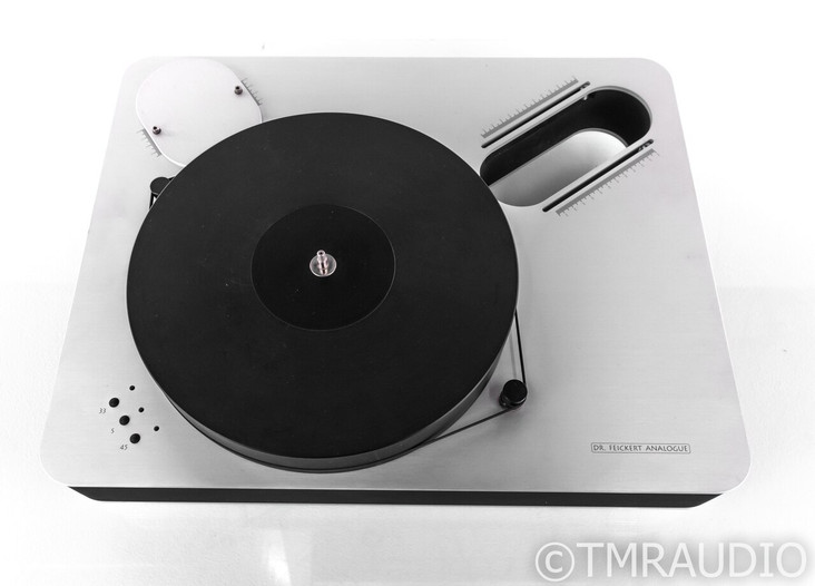 Dr. Feickert Analogue Blackbird Dual Arm Turntable; New Motors (No Tonearm)