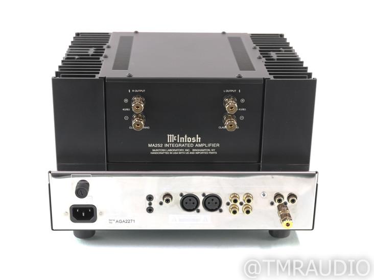 McIntosh MA252 Stereo Tube Hybrid Integrated Amplifier; MA-252; MM Phono; Remote (SOLD)