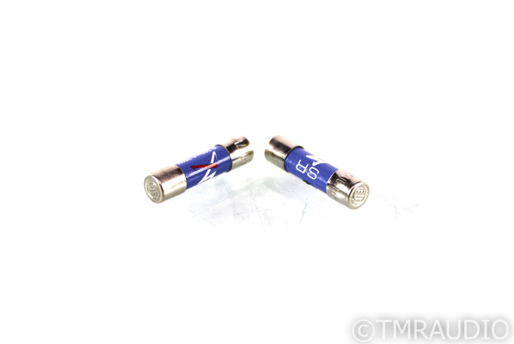 Synergistic Research SR Blue Fuse; Pair; Slow-Blow; 5x20mm; 250V; 500mA
