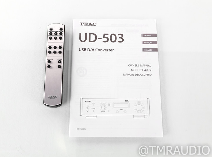 TEAC UD-503 Upsampling DAC / Headphone Amplifier; D/A Converter; UD503; Remote