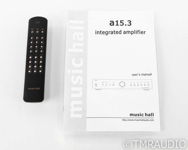 Music Hall a15.3 Stereo Integrated Amplifier; A-15.3; MM Phono; Remote
