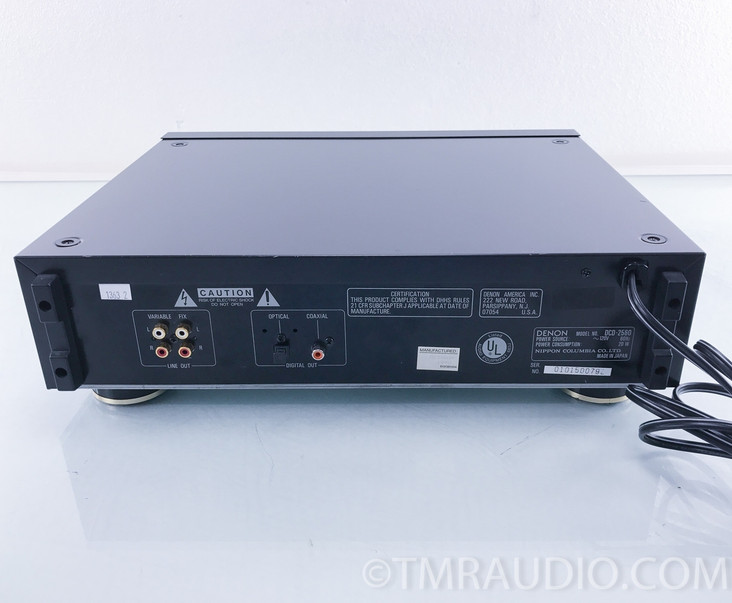 Denon DCD-2560 CD Player; DCD2560; Remote; Variable Output