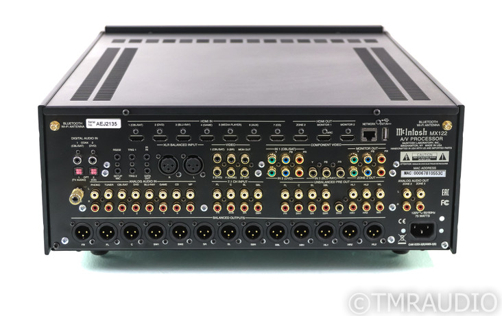 McIntosh MX122 11.2 Channel Home Theater Processor; MM Phono; Atmos; Remote