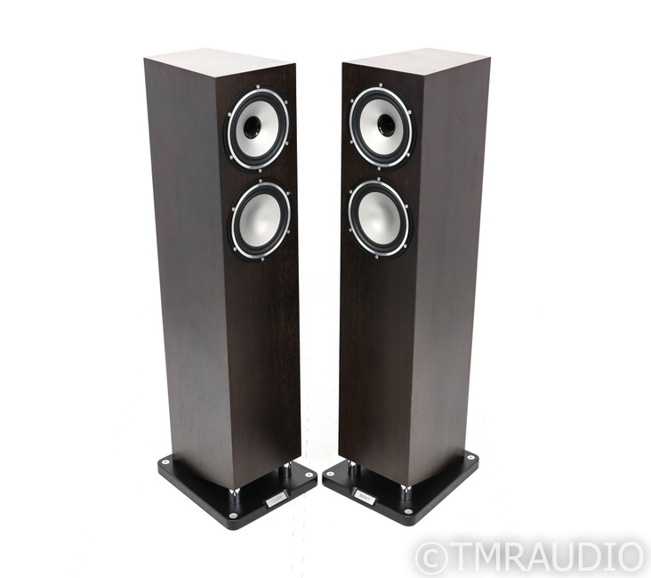 Tannoy Revolution XT 6F Floorstanding Speakers; Dark Walnut Pair; XT-6F