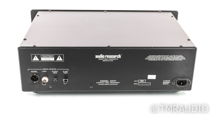 Audio Research CDT1 CD Transport; CDT-1; Black; Remote