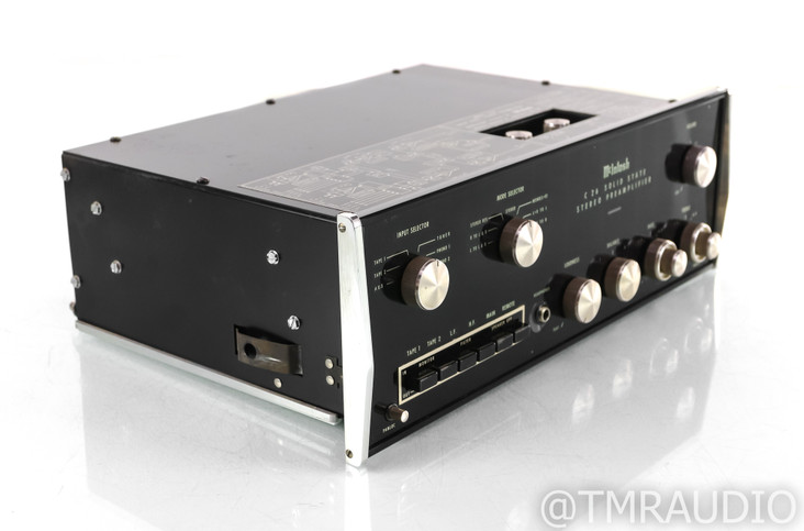 McIntosh C26 Vintage Stereo Preamplifier; C-26; MM Phono; Walnut Cabinet (SOLD)