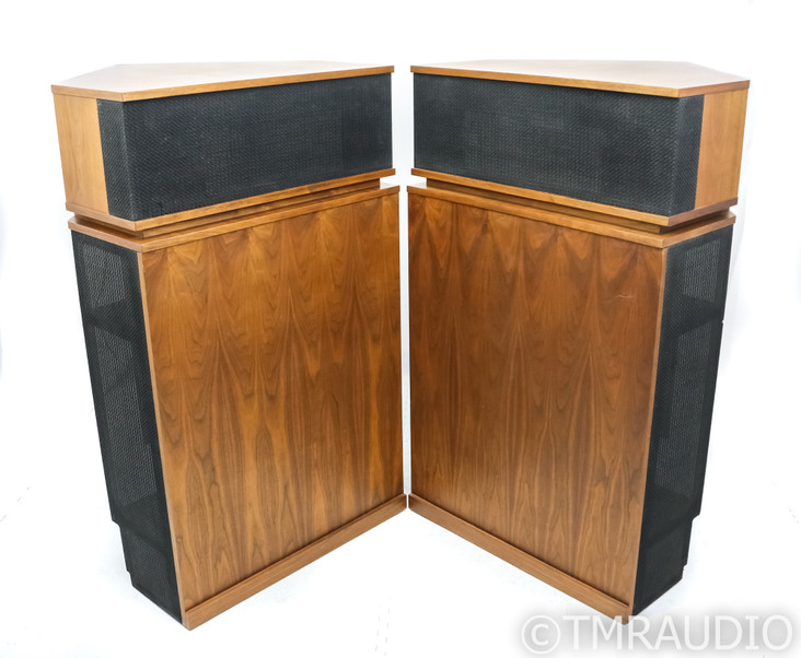 Klipsch Klipschorn Vintage Floorstanding Speakers; Oiled Walnut Pair; K-B-WO