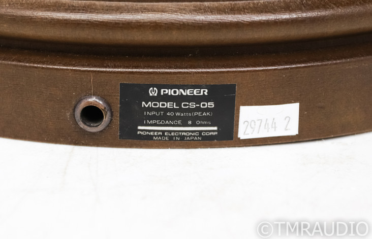 Pioneer CS-05 Vintage Speakers; Beautiful 1 Owner Collectable Pair