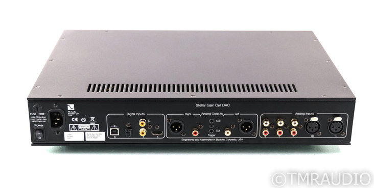 PS Audio Stellar Gain Cell DAC; Preamplifier; Black; Remote (Used) (SOLD)