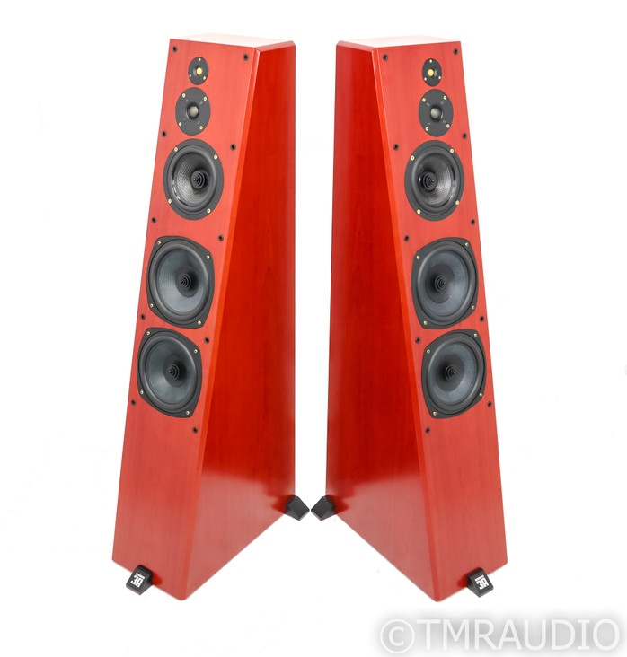 Reference 3A Grand Veena Floorstanding Speakers; Red Cherry