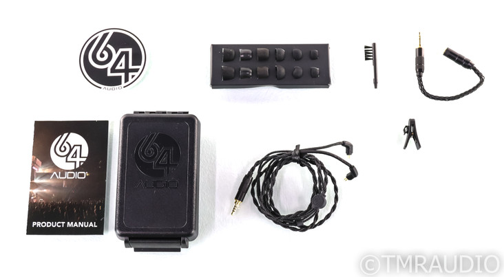 64 Audio Tia Fourte Noir In-Ear Monitor Headphones; Earbuds; IEM