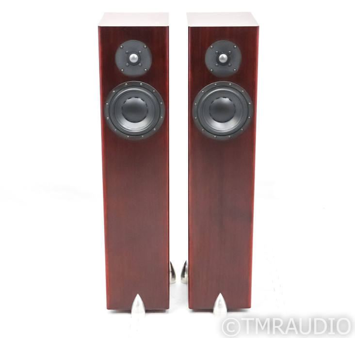 Totem Forest Floorstanding Speakers; Mahogany Pair; Upgraded Crossovers