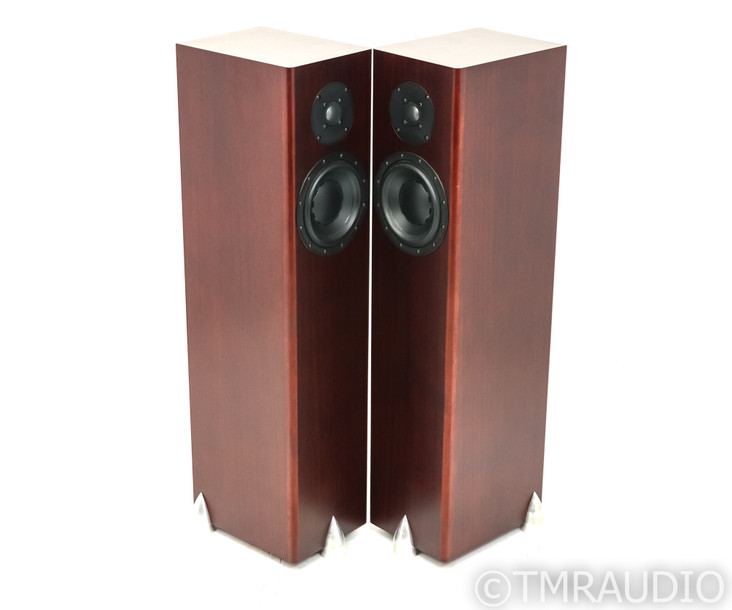 Totem Forest Floorstanding Speakers; Mahogany Pair; Upgraded Crossovers