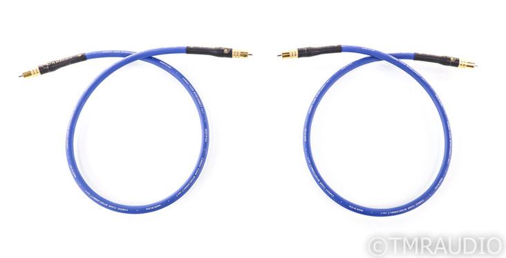 Cardas Clear RCA Cables; Rev. 1; 1m Pair Interconnects