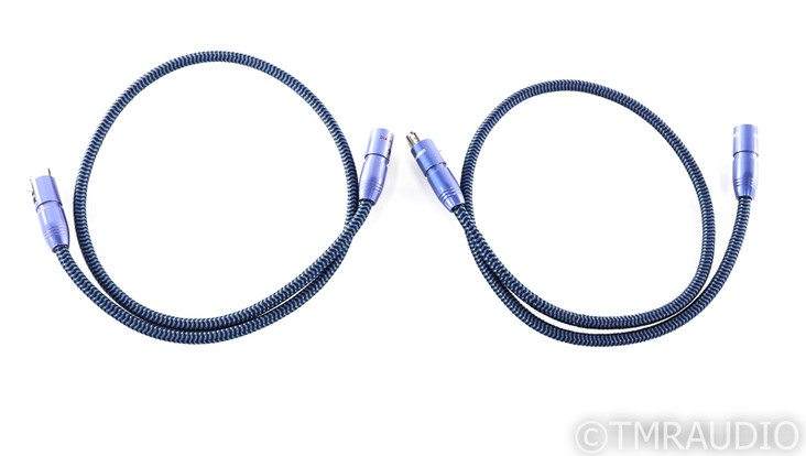 AudioQuest Diamondback XLR Cables; 1m Pair Balanced Interconnects (SOLD3)